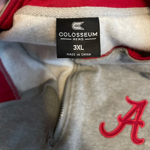 Alabama Crimson Tide Colosseum Logo Pullover sweatshirt 3x cozy clean - Picture 2 of 4